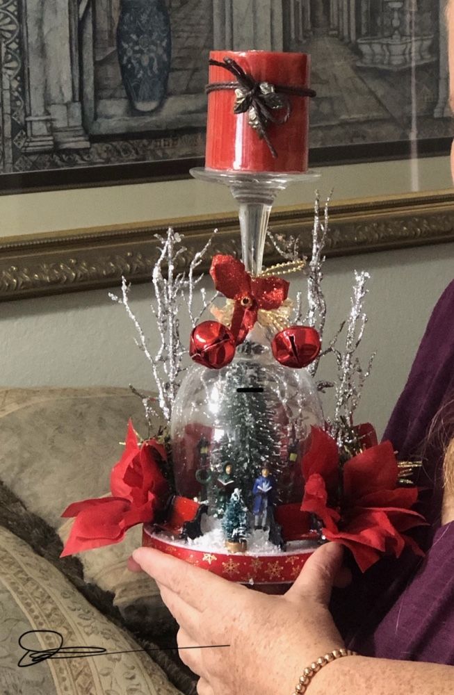 Christmas Artificial Flower’s Table Centerpiece Decorations