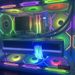 🚀 Insane White Beast Gaming PC - Barely  New 🚀