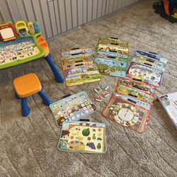 Vtech Learn Activity Desk And 32 Interactive Pages Pack Bundle