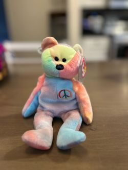 Ty Beanie Baby Peace Bear