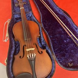 1952 Violin 3/4 Size Copy of Antonius Stradivarius Made in Germany