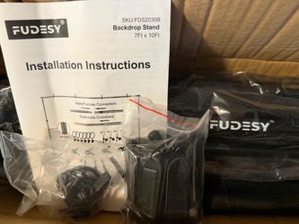 NEW FUDESY 7x10 ft Photography Backdrop Stand Kit