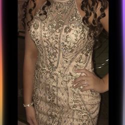 Women’s Gold Dress 