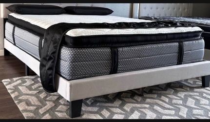 NEW QUEEN AND KING 13 inch HYBRID PILLOW TOP MATTRESS AND FREE DELIVERY
