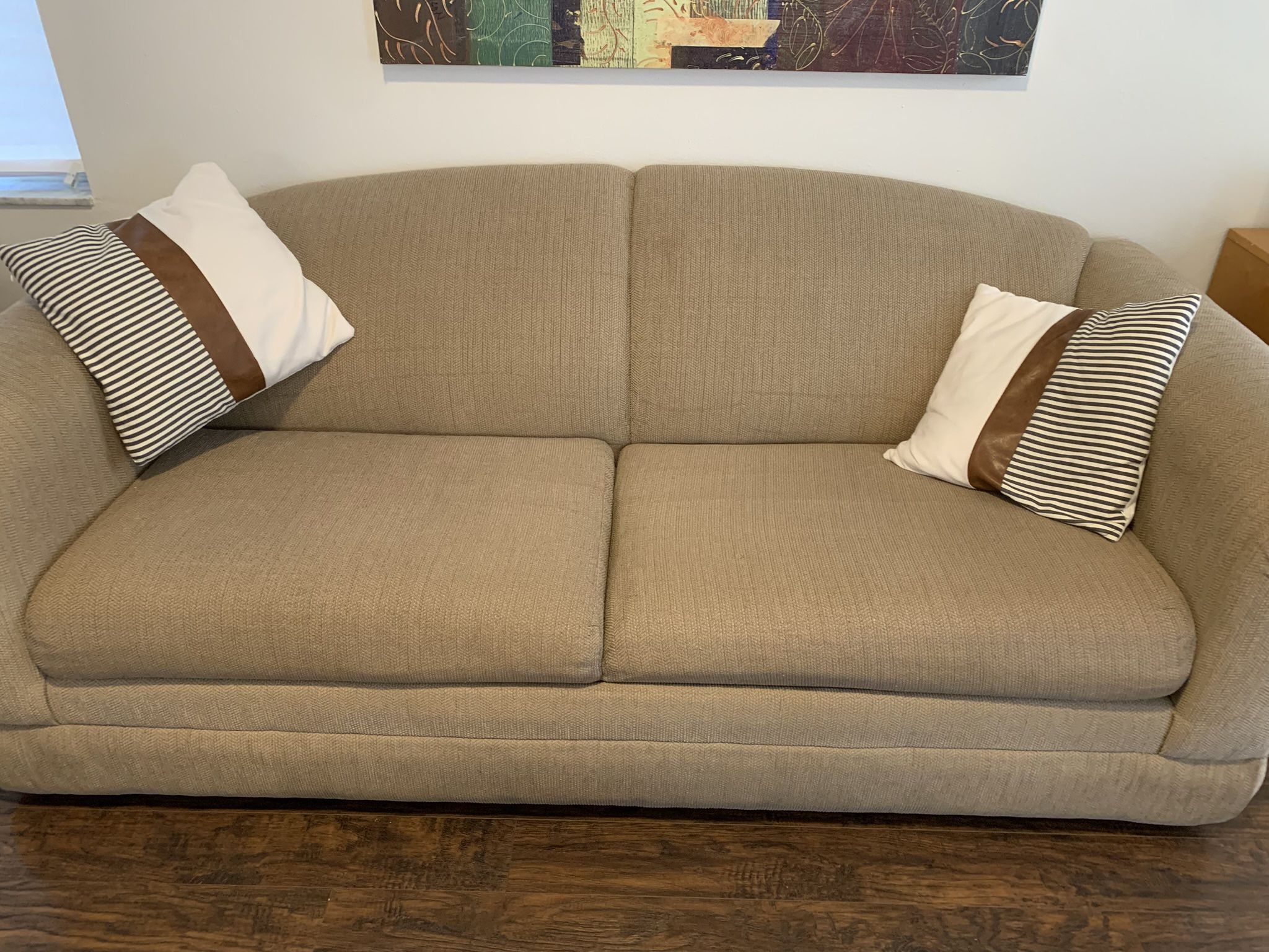 Loveseat With Full Sized Sleeper 