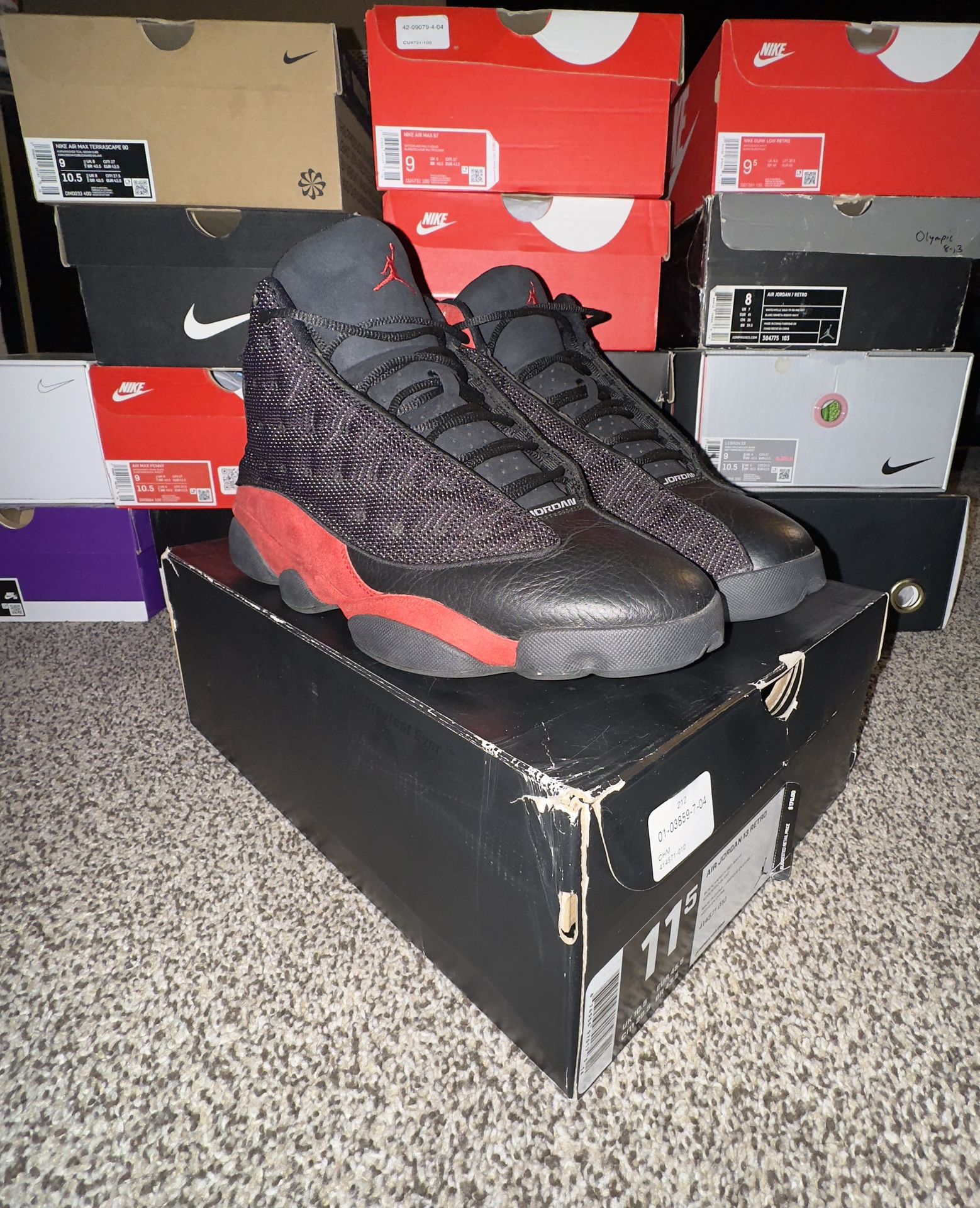 Jordan 13 Retro Bred Size 11.5