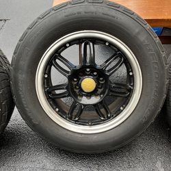 15” ICW Adrenaline Wheels / 3 BF Goodrich Tires / 1 Toyo Tire