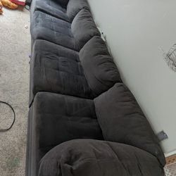 6 Piece Sectional Couch Ottoman Set 