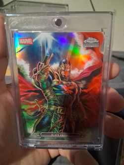 Black night 2026 topps chrome  marvel  fanfare card