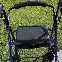 Drive Walker Rollator With Seat And Storage