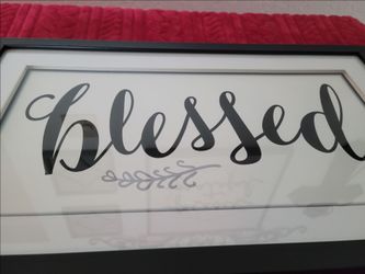 Blessed Framed Wall Art Print