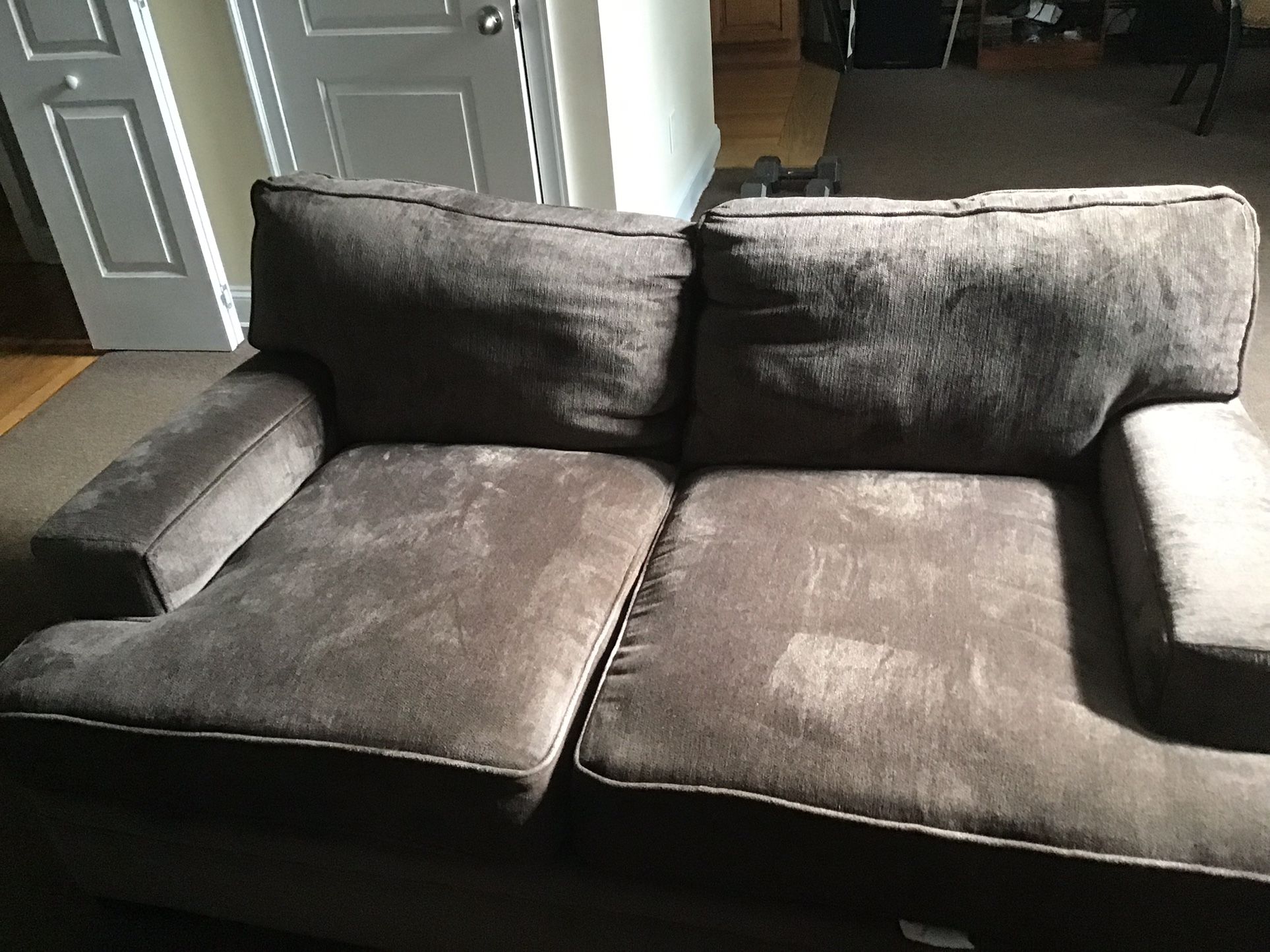 Macys Brown Couch And Loveseat