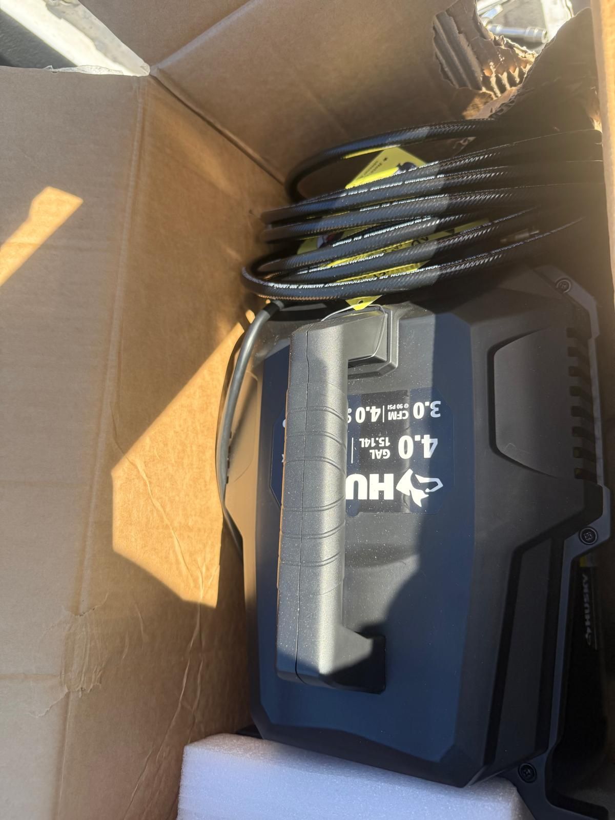 4 Gal. 175 PSI Electric Oil-Free High Performance Air Compressor with 25 ft. Air Hose and 2-in-1 Brad Nailer/Stapler