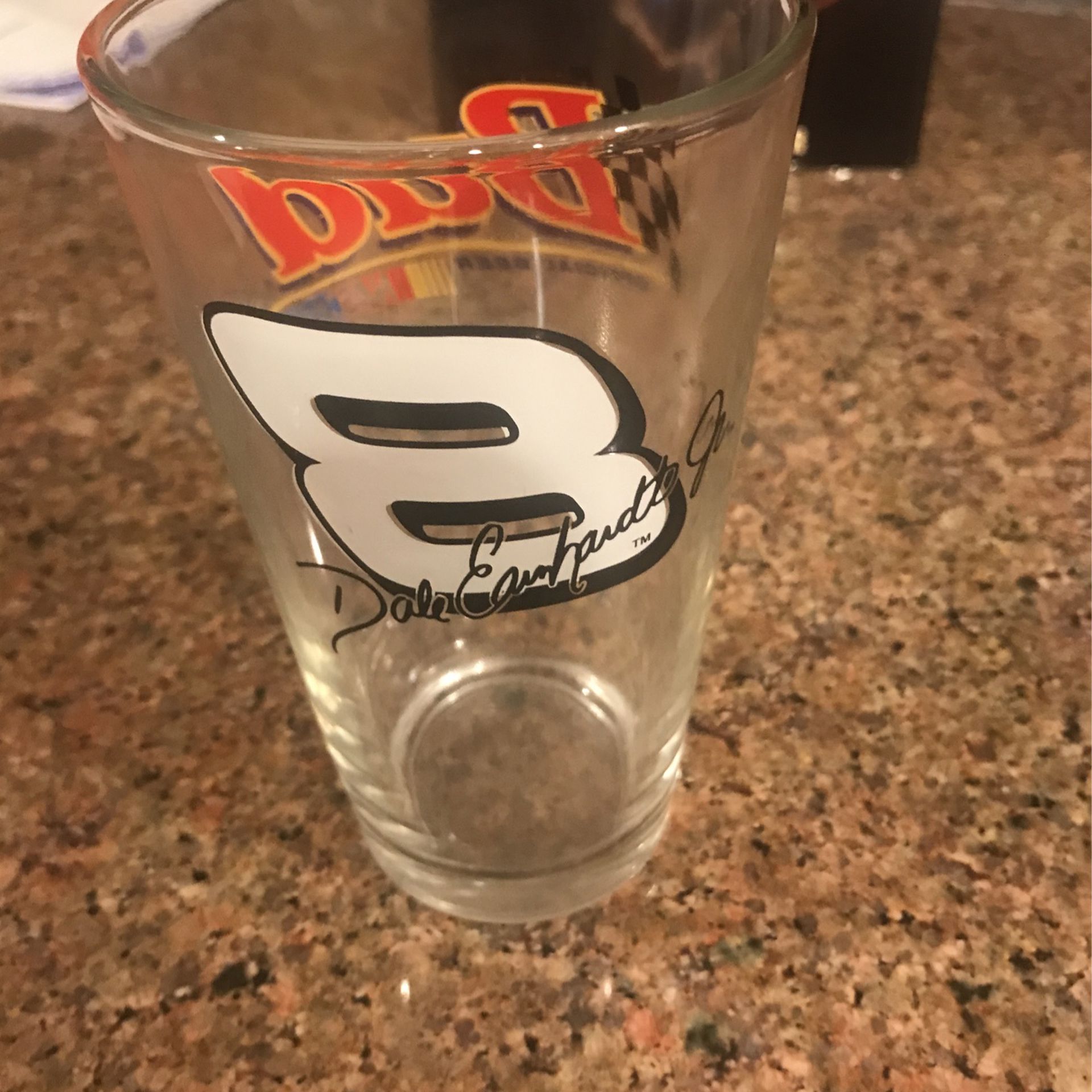 Dale Earhart Jr Drinking Glass