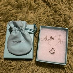 Tiffany Open Heart Diamond Necklace