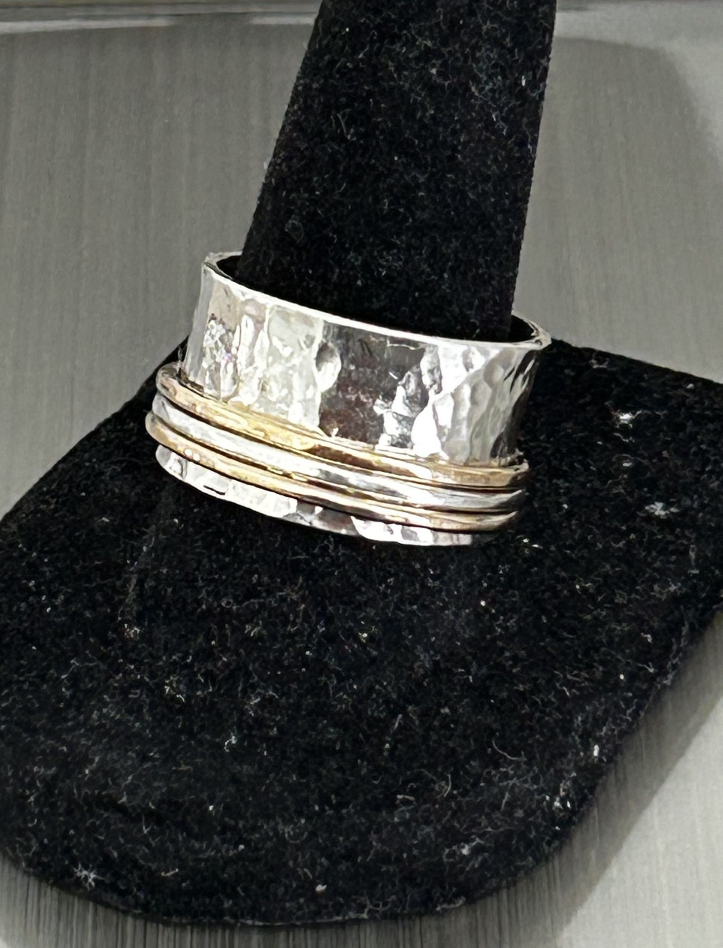 925 Sterling Silver Spinner Ring