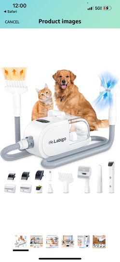 Labigo All-in-one Pet Grooming Kit & Vacuum 