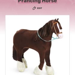 American Girl Doll Prancing Horse 