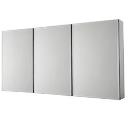36 in. W x 31 in. H Rectangular Aluminum Medicine Cabinet with Mirror