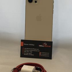 Apple iPhone 12ProMax Gold 128gb ATT / T-Mobile $950