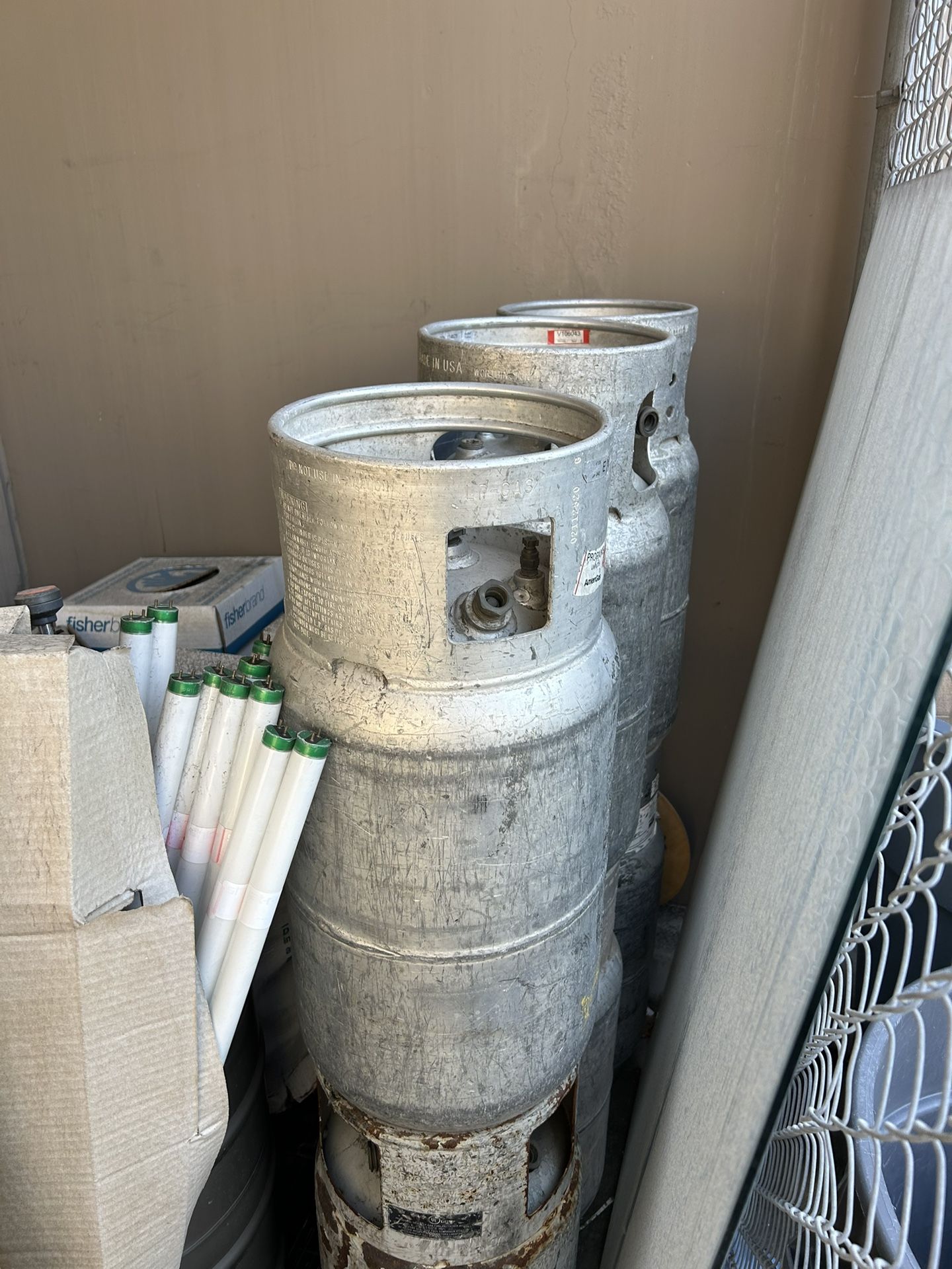 5 Empty Propane Forklift Cylinder