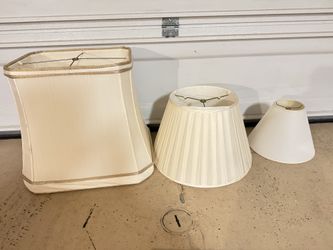 Three lampshades