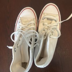 Converse White High Top 6