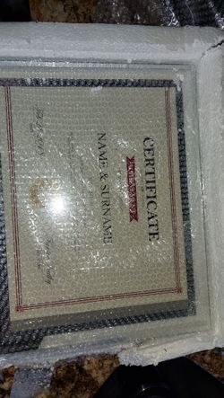 Diploma/certificate Frame