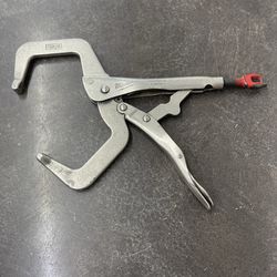 Milwaukee 11 in. Torque Lock Locking C-Clamp with Swivel Jaws 48-22-3531