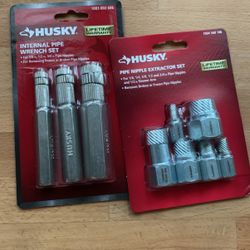 Internal Pipe Wrench Set And Pipe Nipple Extractor Set