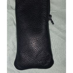 Black Chrome Heart Sunglass Case