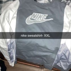 nike gray sweatshirt