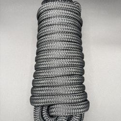 Marine Made Dock Line Double Braid Nylon 5/8” 30ft Black
