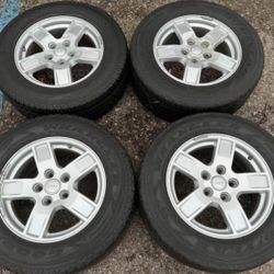 17” JEEP COMMANDER WRANGLER GRAND CHEROKEE PACKAGE WE FINANCE WHEELS RIMS TIRES SET 