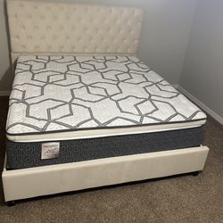 King Size Mattress 14 Inches Pillow Top Quality and Comfort New From Factory Available All Sizes Delivery Same Day 