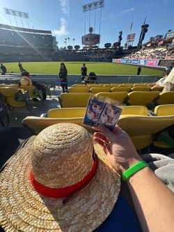 Los Angeles Dodgers One Piece Luffy Promo Card