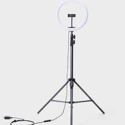 12” Ring Light With 47” Tripod Stand 