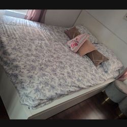 Queen Bed Frame With 2 Bottom Drawers Moving Sale