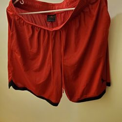 Men's Large Jordan Jumpman Dri-fit Knit Shorts Red