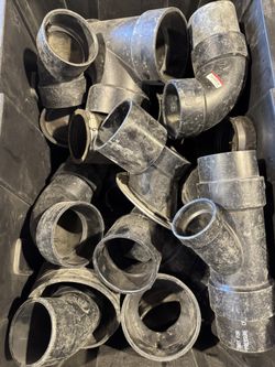 3” & 4” ABS Plumbing Fittings Bundle – 56 Pieces (Large Drain/Sewer)
