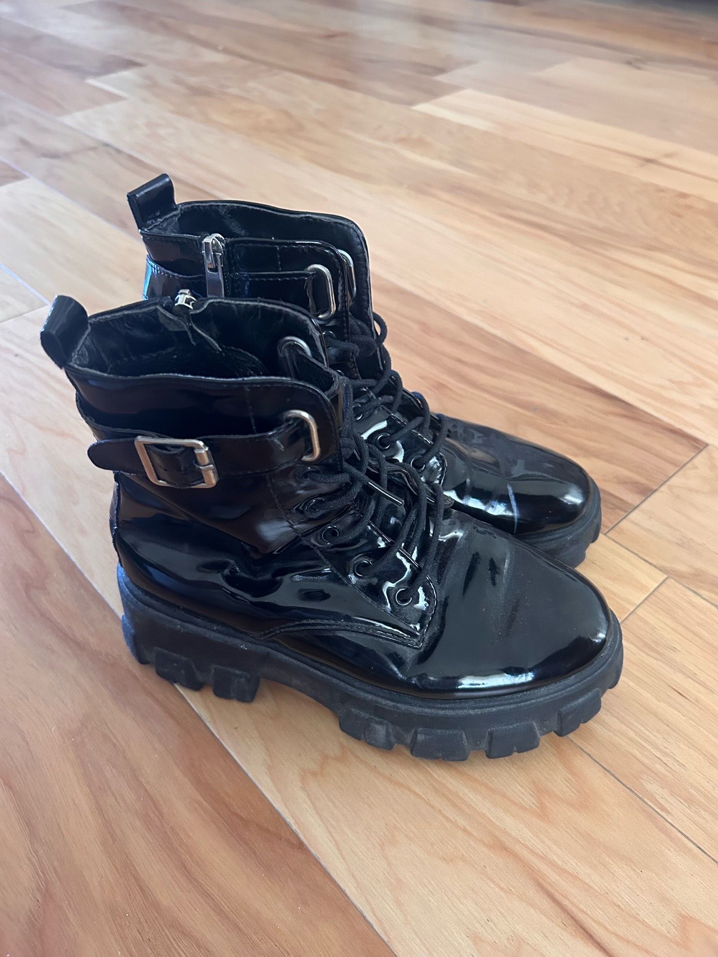 Black boots