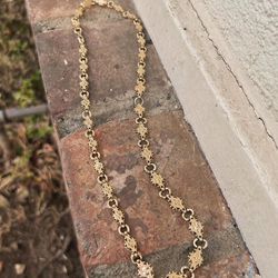 33 Gram 14k Solid Yellow Gold Custom Chain 24” Long