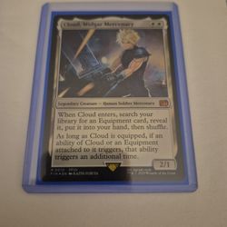 Cloud Midgar Mercenary Foil