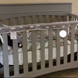 Delta grey Crib