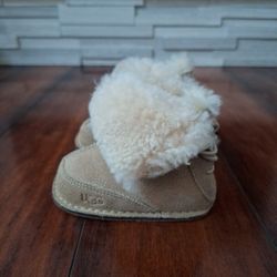UGG Baby Boots Infant Small 6-12 Months BOO I Crib Boots 5206 Sand