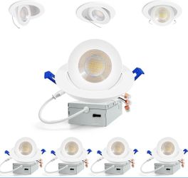 Wafer light 4” ajustable 90 grados 360 rotación