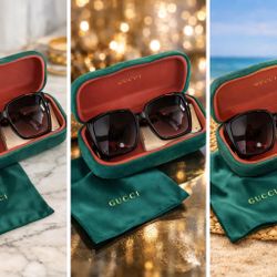 Luxury Gucci Sunglasses w/ Case & Cloth – Authentic