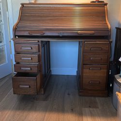 Antique Roll Top Desk
