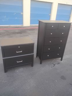 Dresser storage chest bedroom nightstand - delivery available