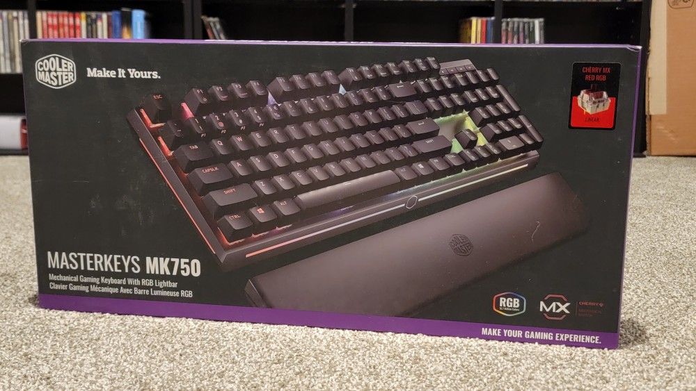 Cooler Master Masterkeys MK750 RGB Mechanical Keyboard - Cherry MX Red Switches